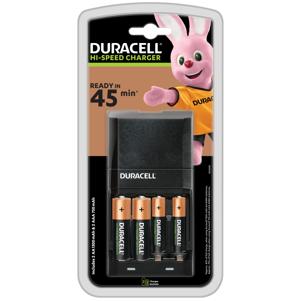 Duracell Hi-Speed Advanced Charger for AA & AAA Batteries